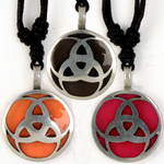 Power of Three Pewter Necklace
